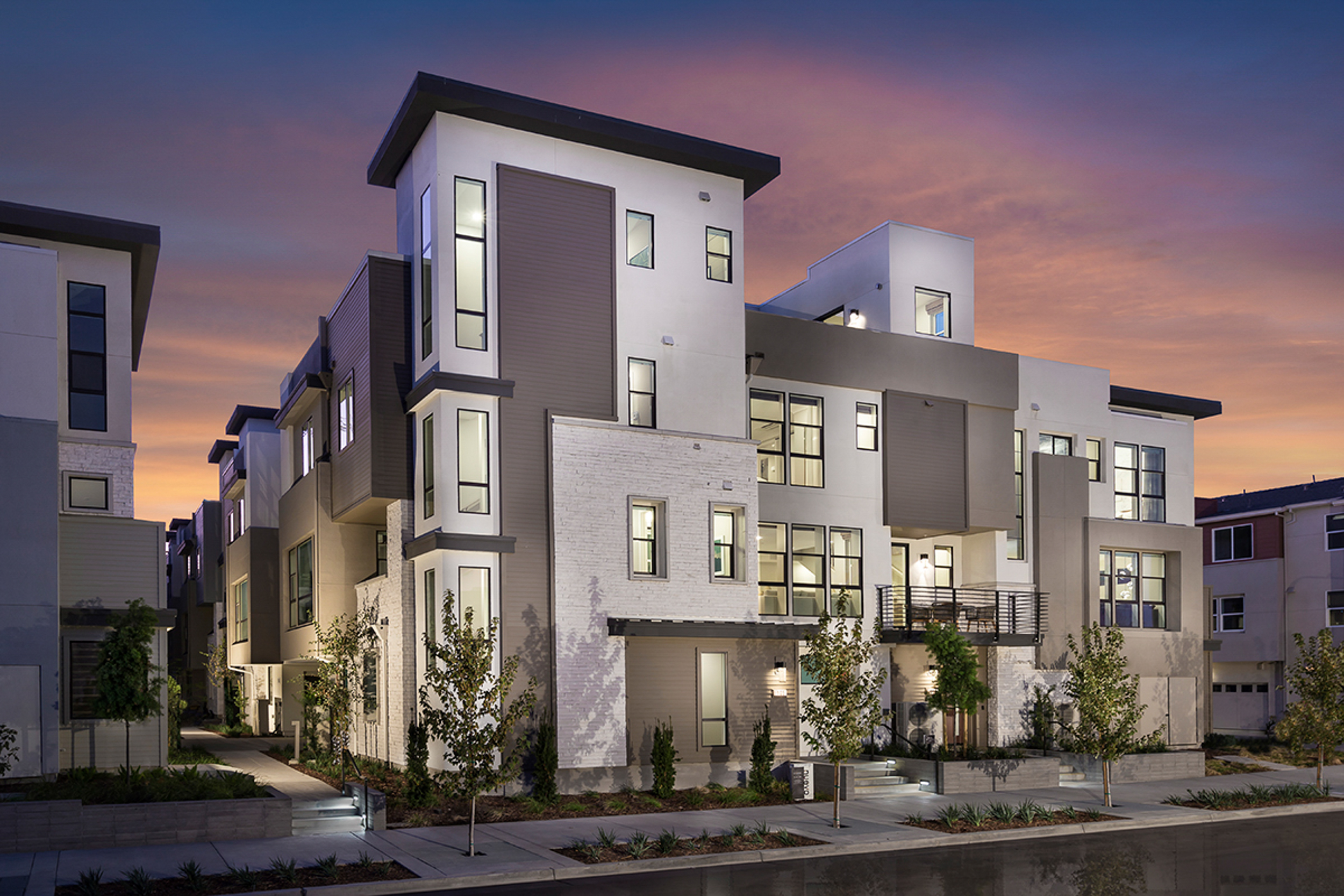 NUEVO Townhouse image, rendering courtesy SummerHill Homes