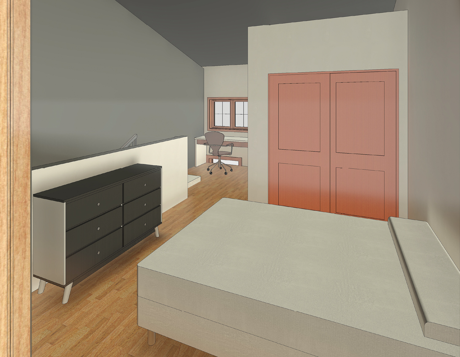 The Historic Alley Lofts and Studios interiors, rendering courtesy the Warren Trust