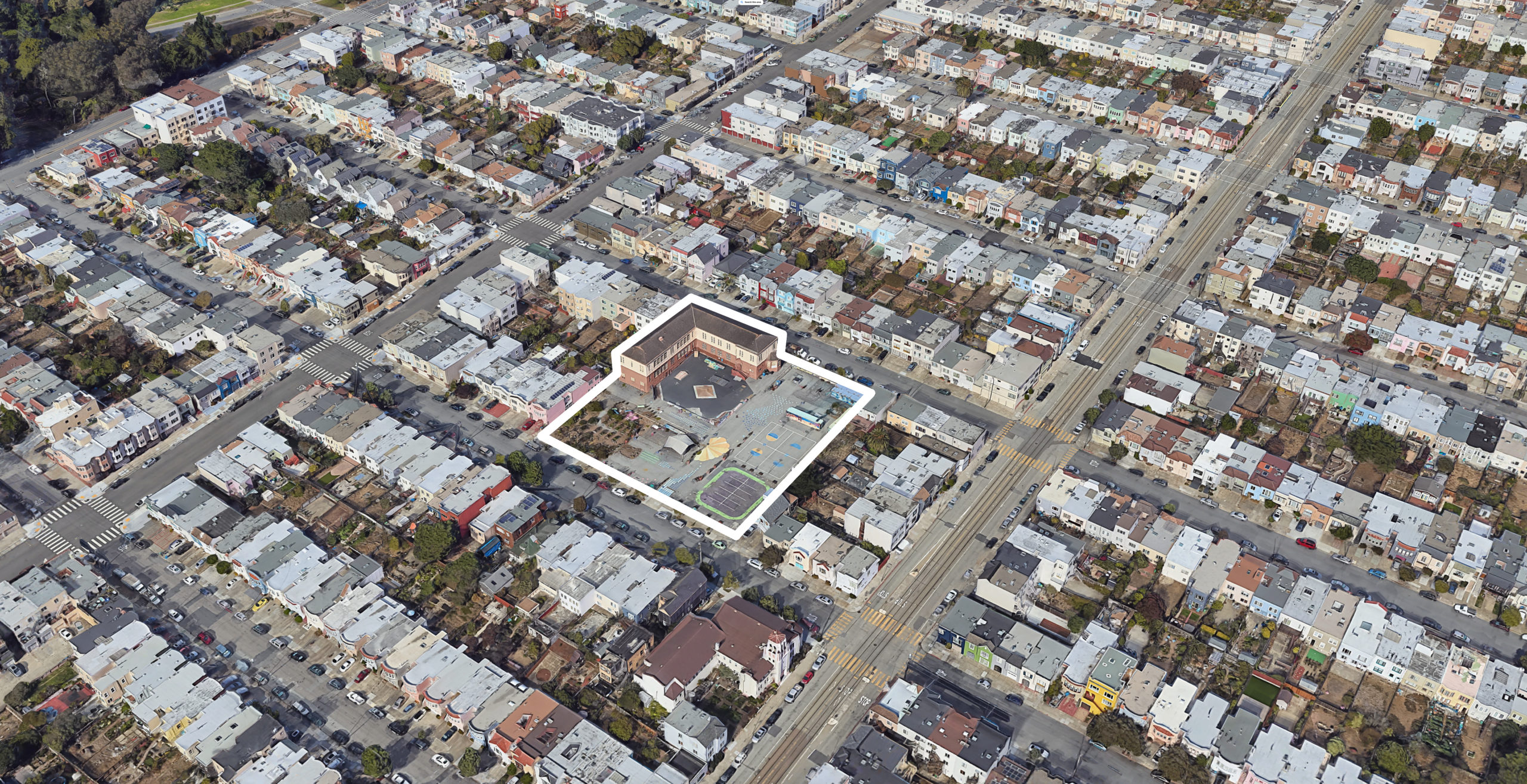 1360 43rd Avenue, image via Google Satellite