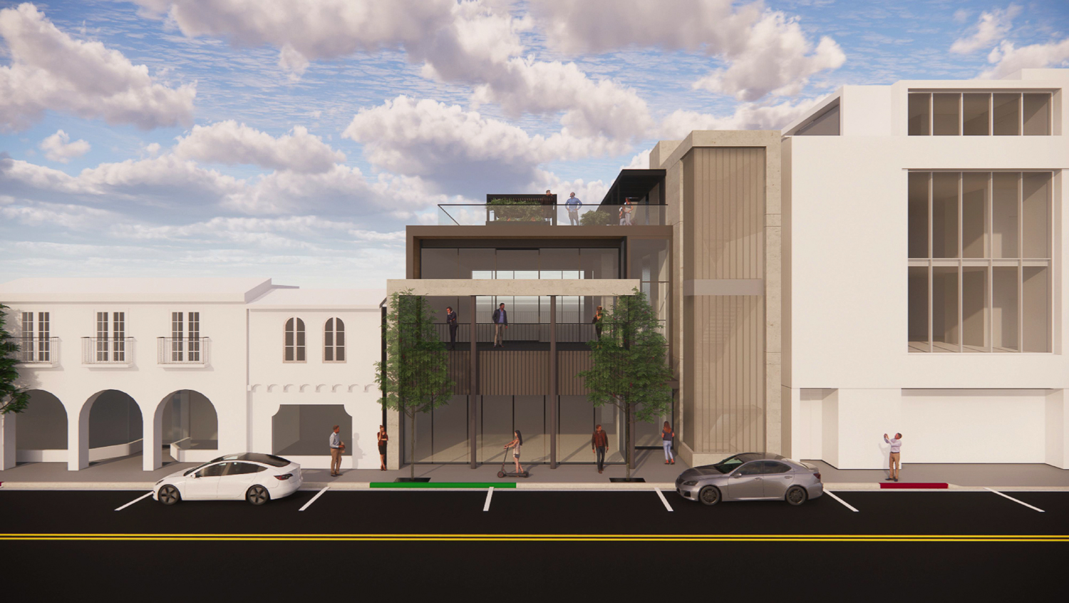 616 Ramona Street, rendering by Hayes Group Architects
