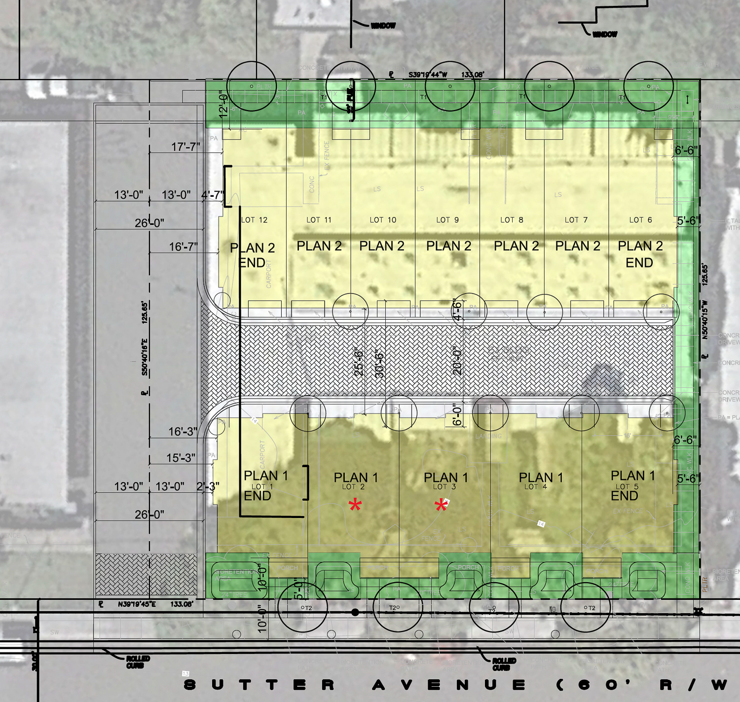 739 Sutter Avenue site map, illustration by DAHLIN Group