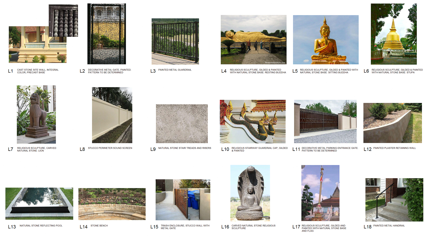 Wat Khmer Kampuchea Krom Temple building material list, from Andrew Mann Architecture, Siegel & Strain Architects