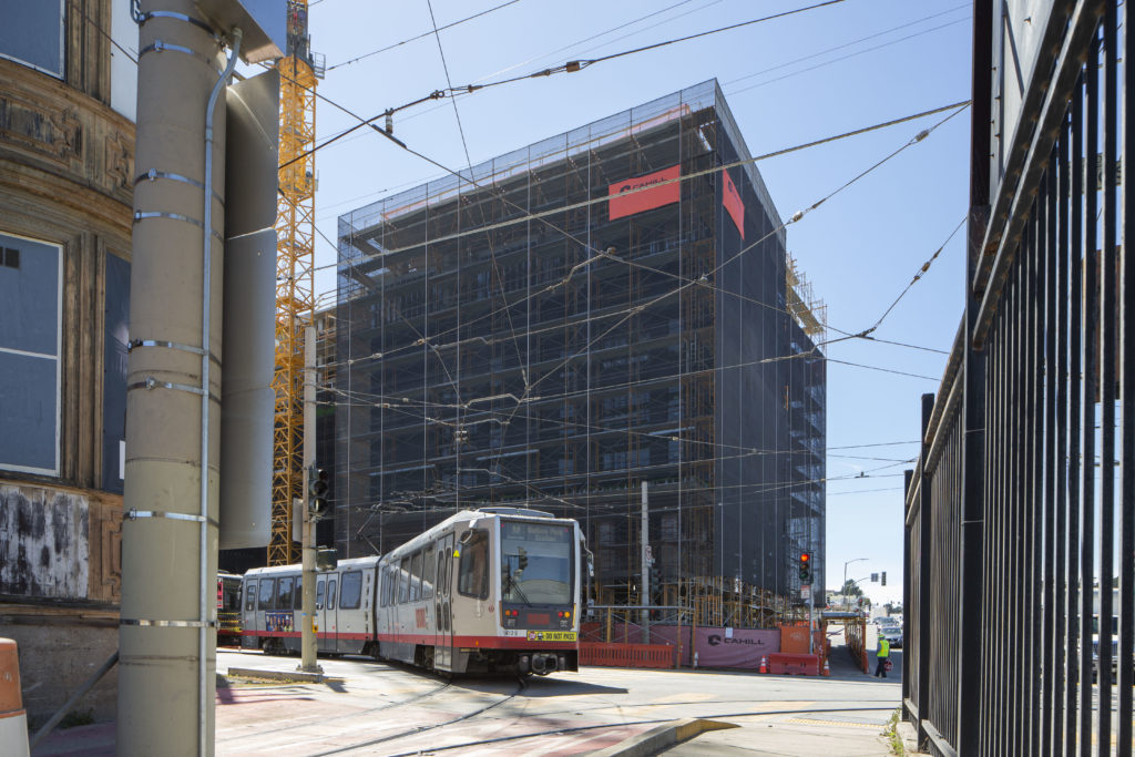 Construction Topped Out for Balboa Park Upper Yard In The Outer Mission