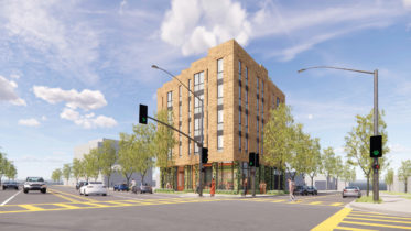 2800 Telegraph Avenue, rendering by Trachtenberg Architects