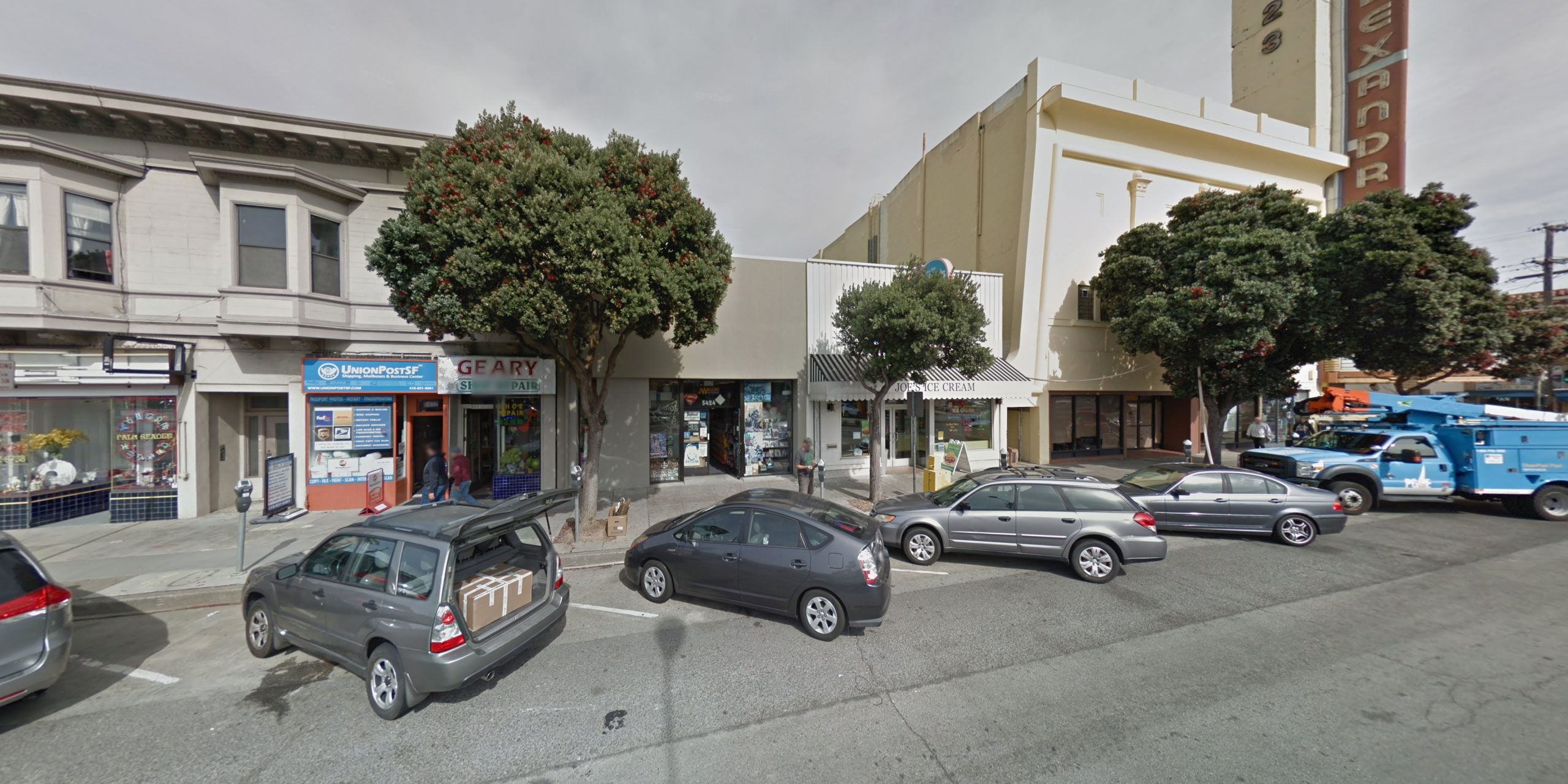 5420 Geary Boulevard, image via Google Street View
