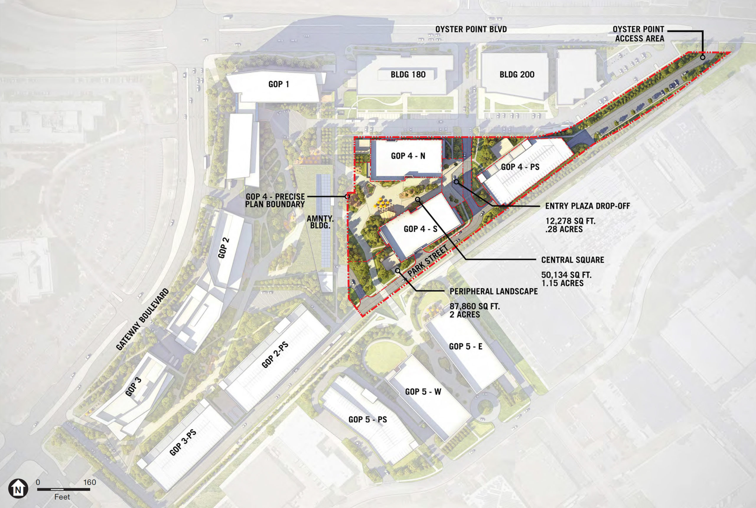 Gateway of Pacific phase four site map, rendering by Flad Architects