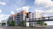 Westlake Apartments at 3517 Ryder Street exterior from Ryder Street, rendering by LPAS Architecture + Design