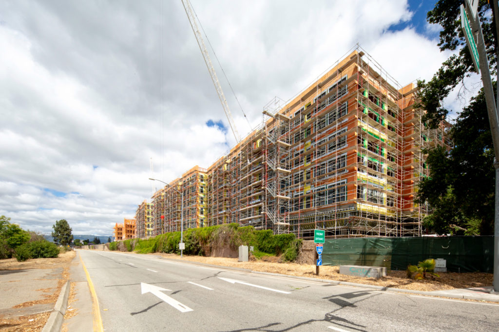 Construction Update for the Winchester Apartments by Santana Row, San