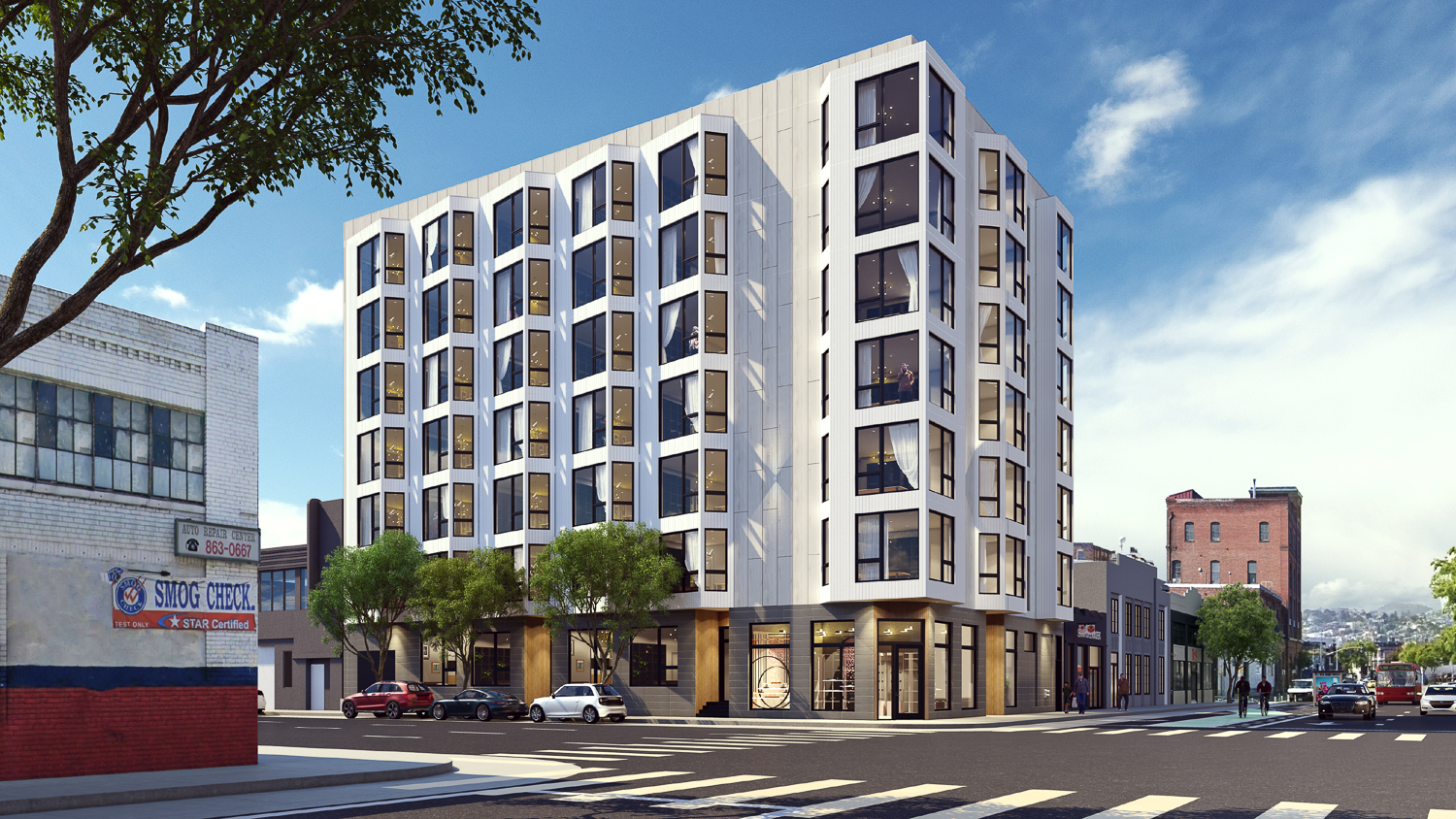 1401 Folsom Street, rendering by RG Architecture