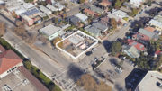 2959 San Pablo Avenue property outlined approximately by YIMBY, image via Google Satellite