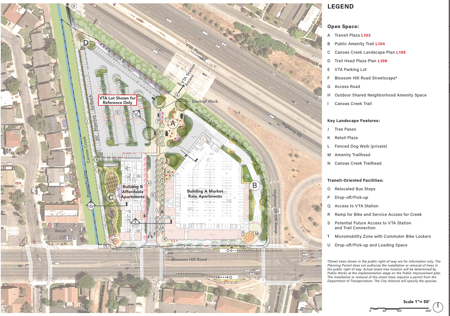 605 Blossom Hill Road site map, illustration by HMH