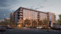 Bishop Ranch BR1A Parcel 1 pedestrian view from Bollinger Canyon Road and Camino Ramon, rendering by MVE + Partners