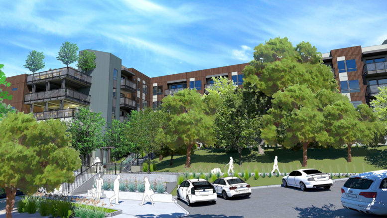 10 Irwin Way view from the car park, rendering by DAHLIN