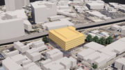1717 Mission Street aerial view, rendering by Perkins&Will