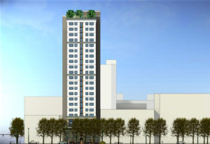 19 North 2nd Street facade elevation, rendering by Anderson Architects