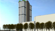 19 North 2nd Street street view, rendering by Anderson Architects