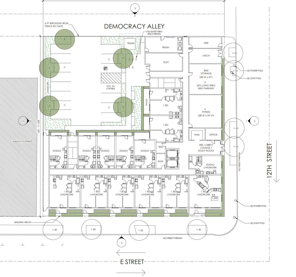 Design Review Filed for 12E Apartments in Alkali Flats, Sacramento