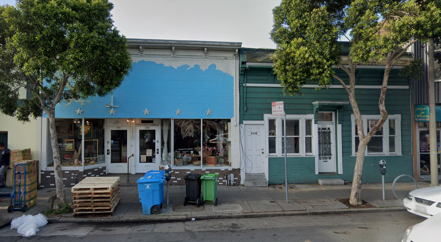 432 and 434 Cortland Avenue, image via Google Street View