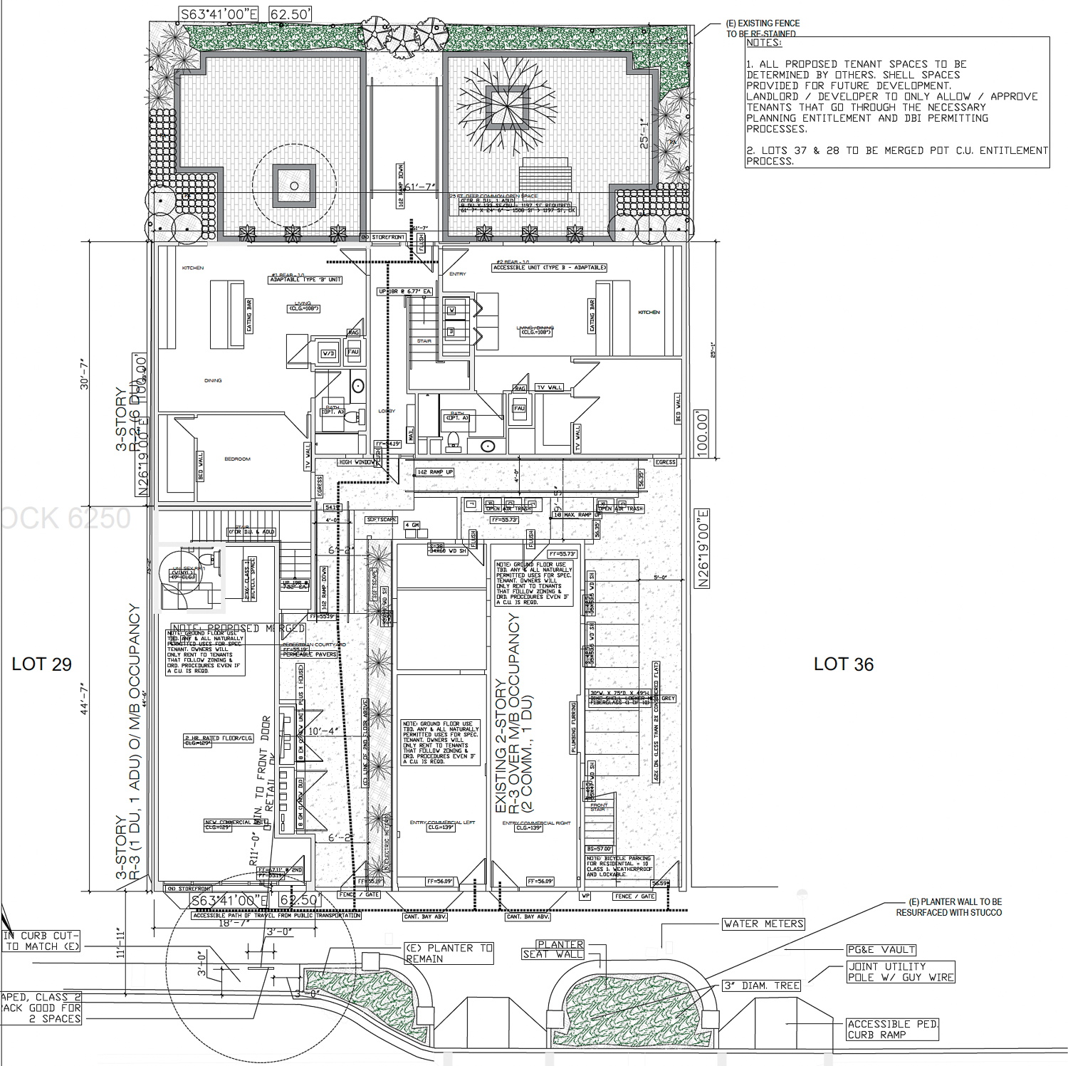 93 Leland Avenue floor plan, illustration by Baukunst