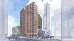 Transbay Block 2 East Family Building, rendering by Kennerly Architecture & Planning