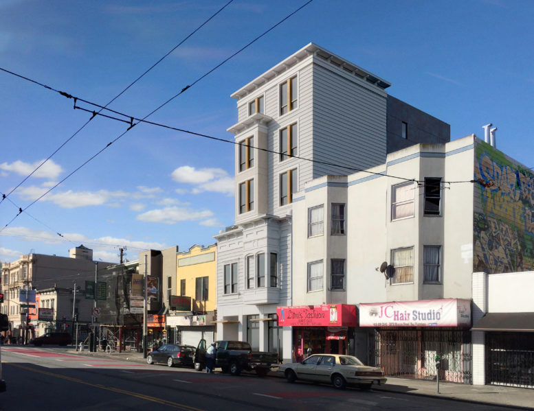 2976 Mission Street northeast view, rendering by Elevation Architects