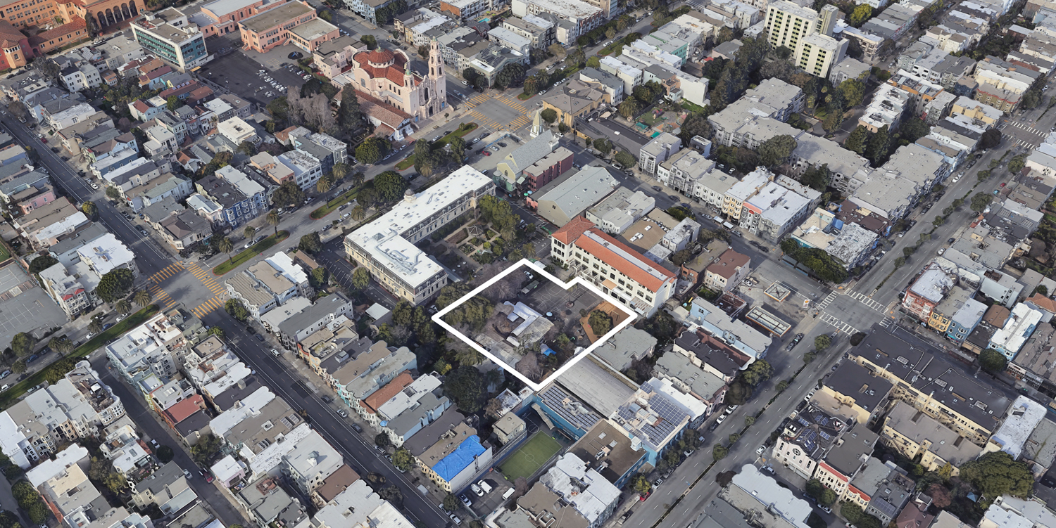 333 Dolores Street, image via Google Satellite