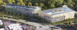 Brookwood Medical aerial view, rendering by Gensler