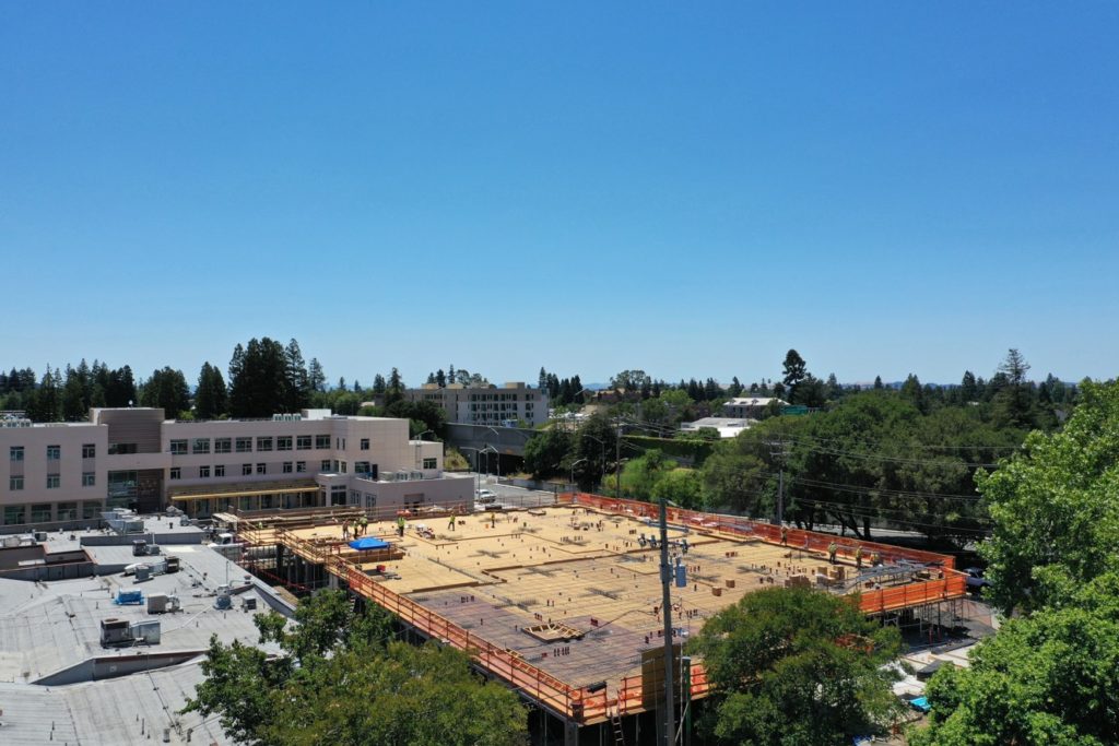 Large-Scale Low-Income Housing Under Construction In Santa Rosa