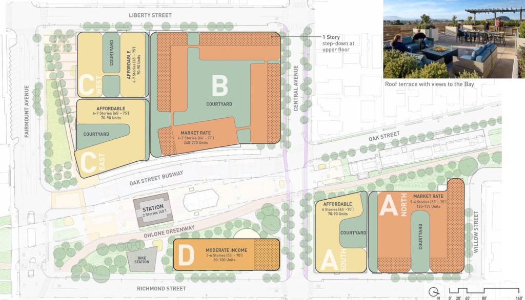 El Cerrito Plaza site map