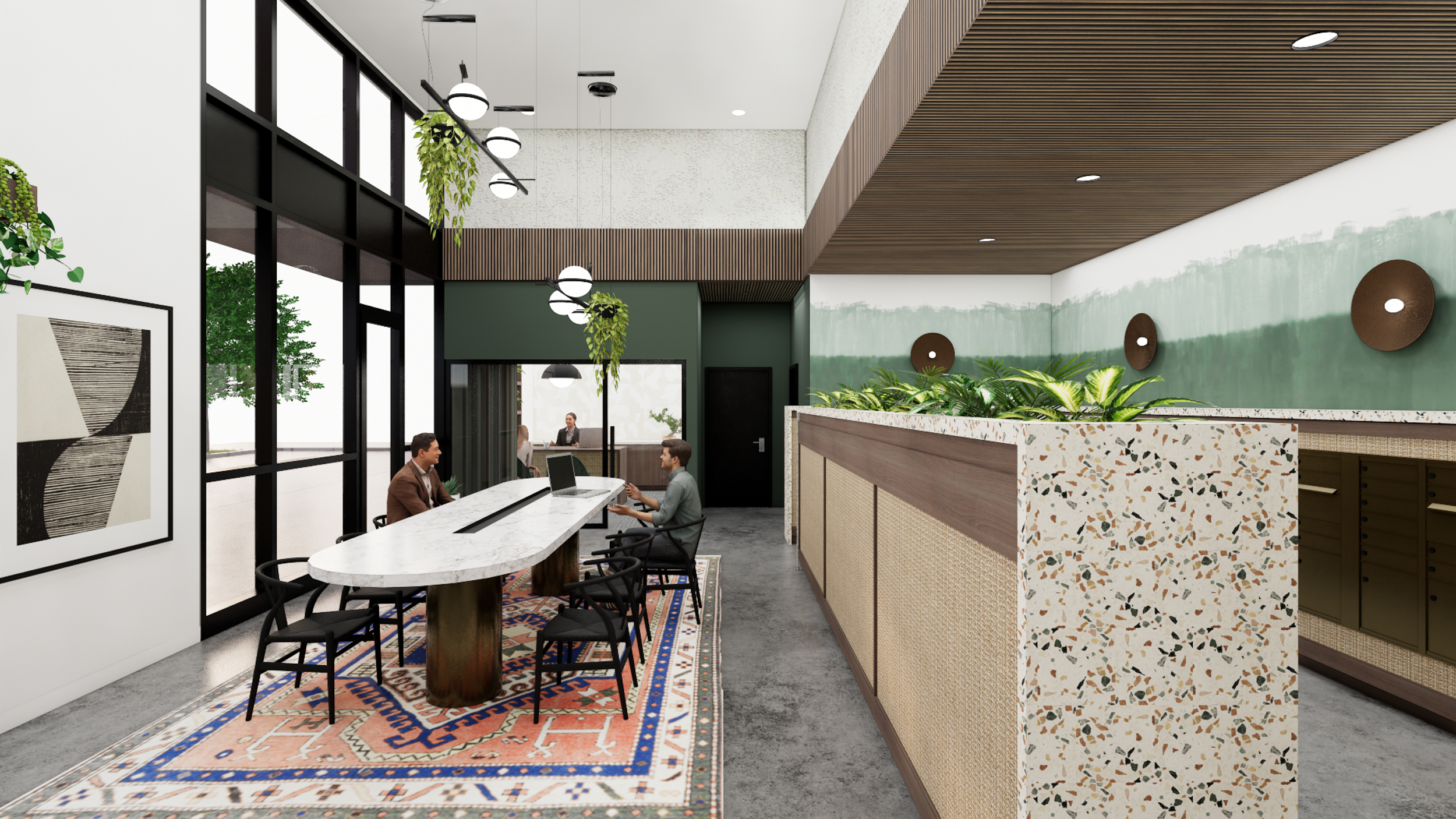 100 Callan Street office amenities, rendering via project website