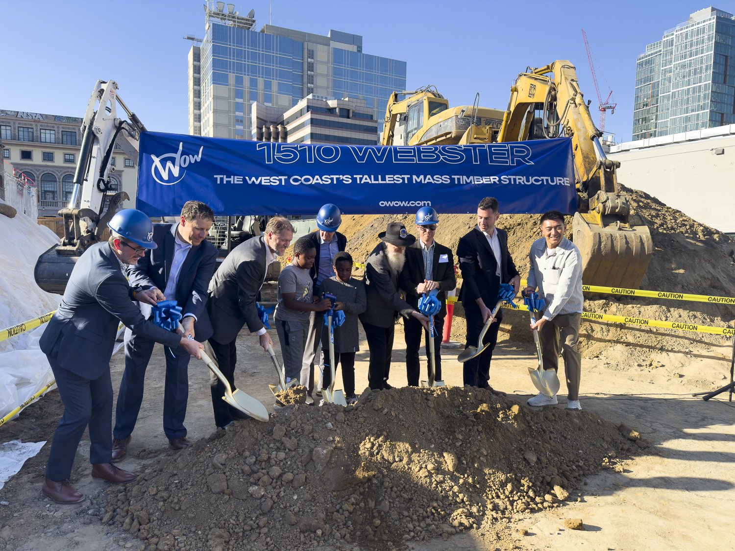 1510 Webster Street groundbreaking moment, image by author