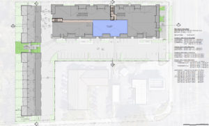 1655 South De Anza Boulevard open space, site map by Dahlin Group