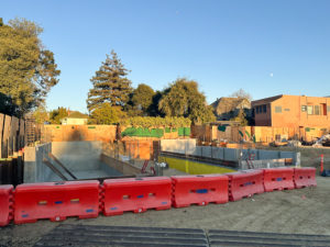 2001 Ashby Avenue start of the foundation, image by Andrew Campbell Nelson