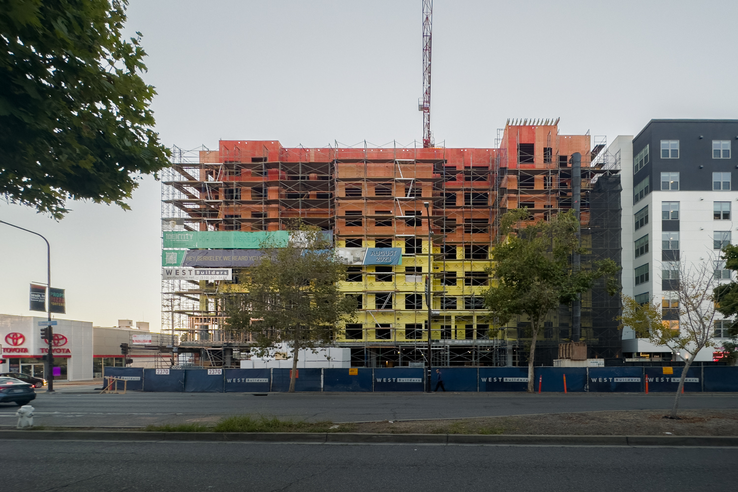 2370 Shattuck Avenue viewed next to Phase 1, image by author