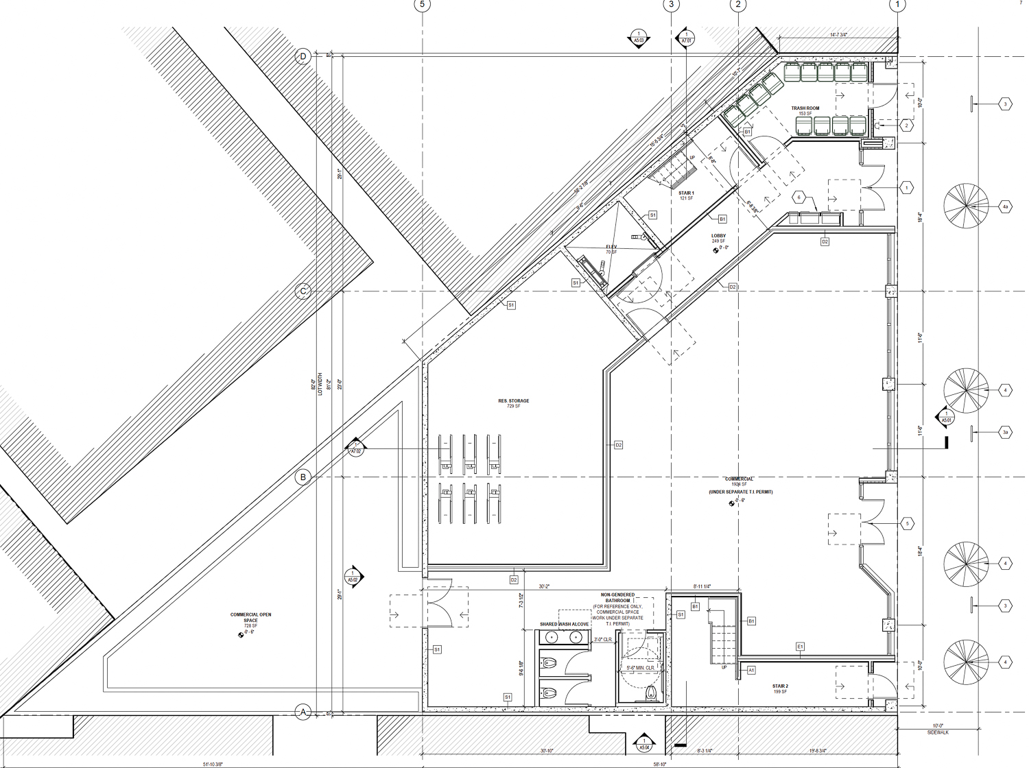 250 Church Street floor plan, illustration by Kerman Morris Architects