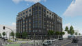3801 Telegraph Avenue pedestrian view, rendering by Left Coast Architecture