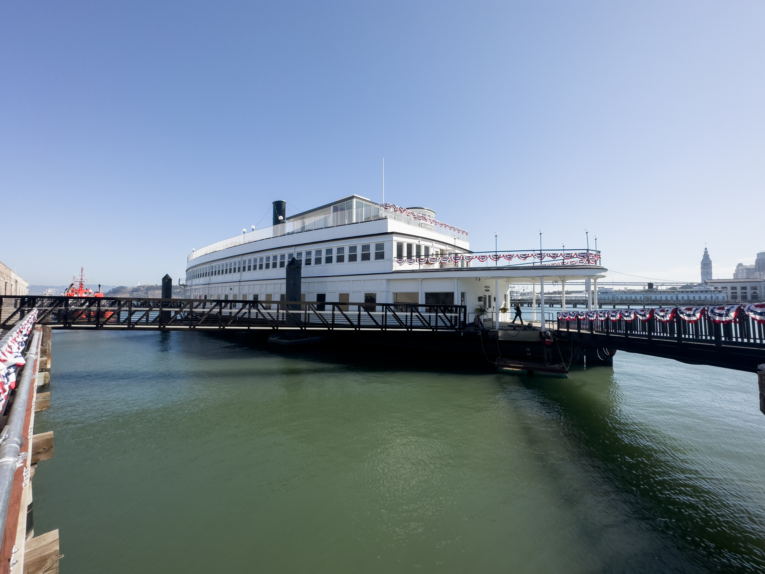 Klamath Ferry Boat seen from Pier 9, image by Andrew Campbell Nelson