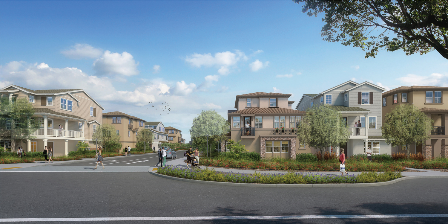 Mariner’s Cove street view, rendering by SDG Architects