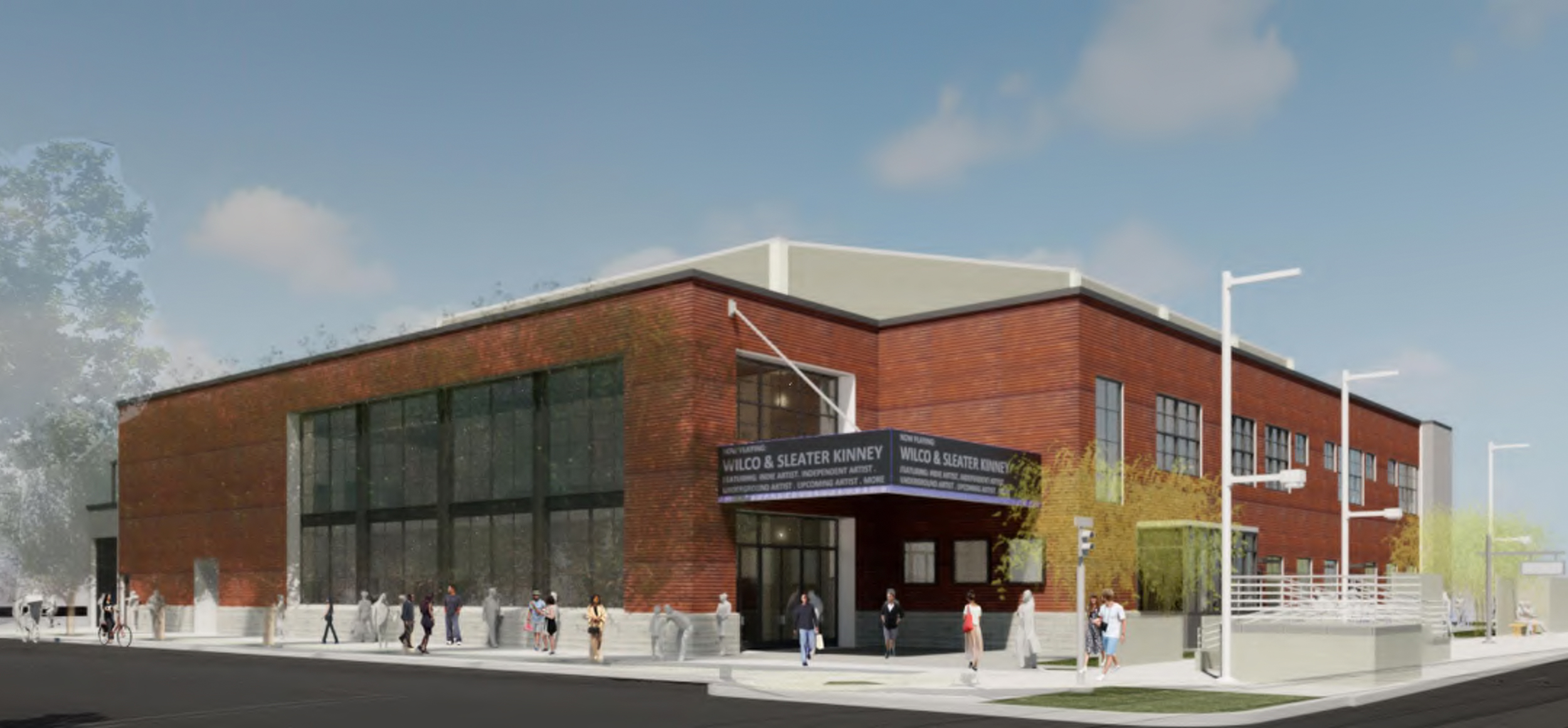24R Theater at 1800 24th Street, rendering via CAW and Ellis Architects