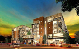 3411 Capitol Avenue sunset view, rendering by LPMD Architects