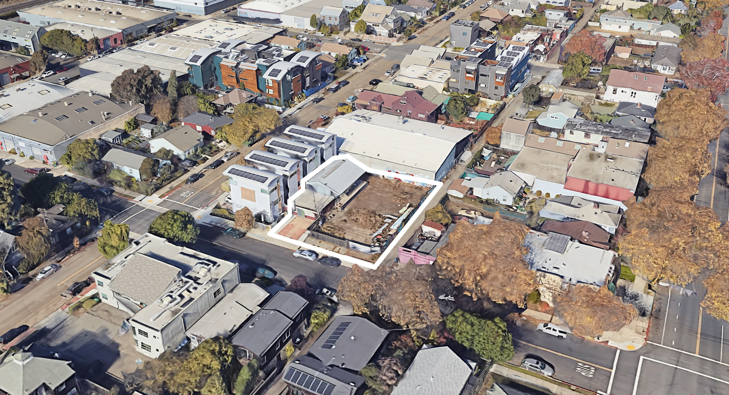 805 Jones Street, image via Google Satellite