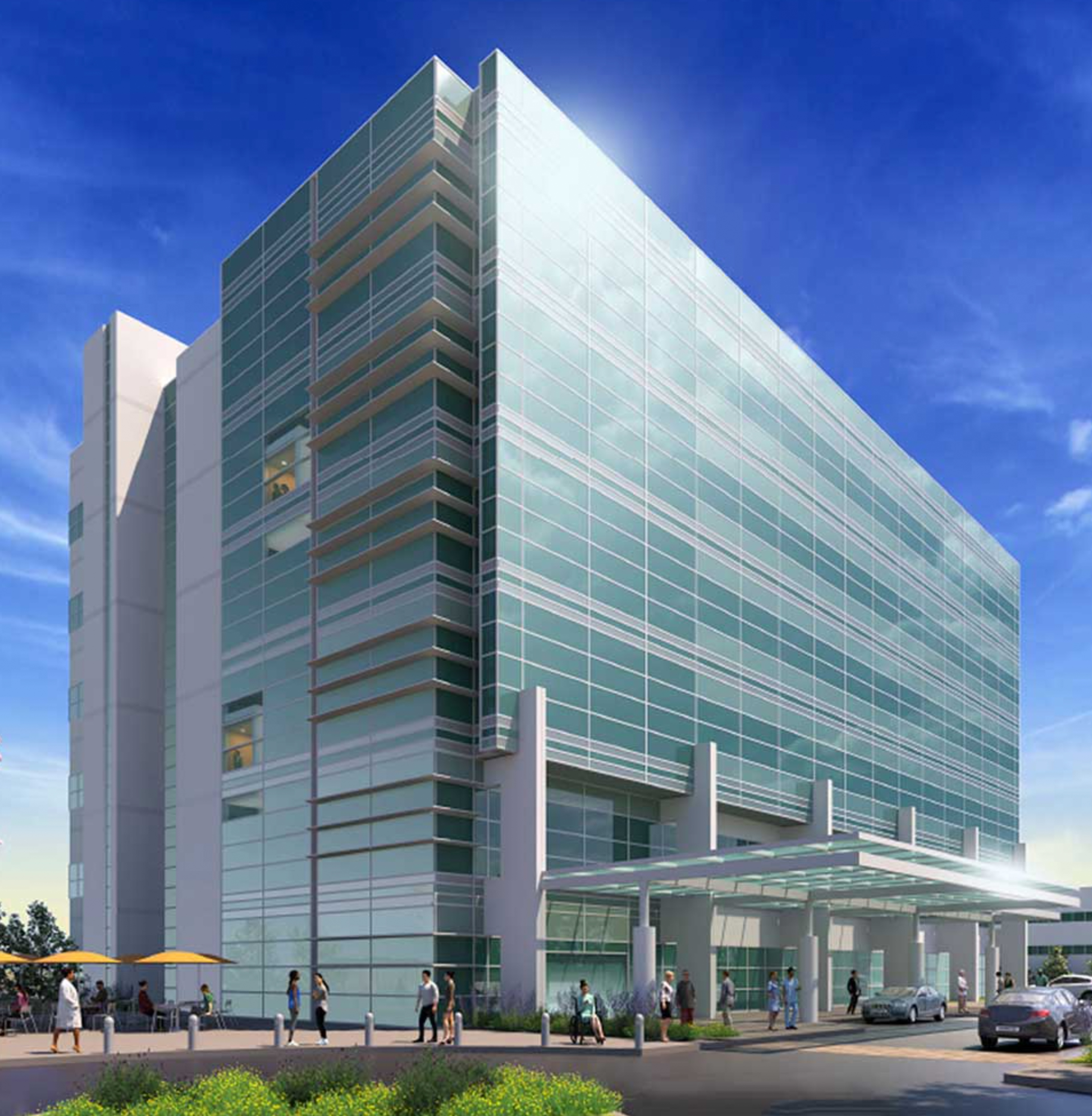 Samaritan Medical Center expansion, rendering by RBB Architects