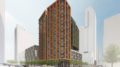 Transbay Block 2 East establishing view, rendering by Kennerly Architecture & Planning