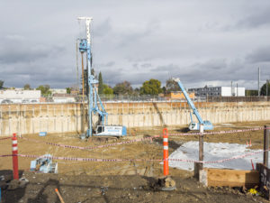 Elco Yards Parcel E excavation, image by author