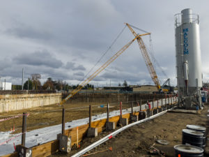 Elco Yards Parcel E excavation, image by author