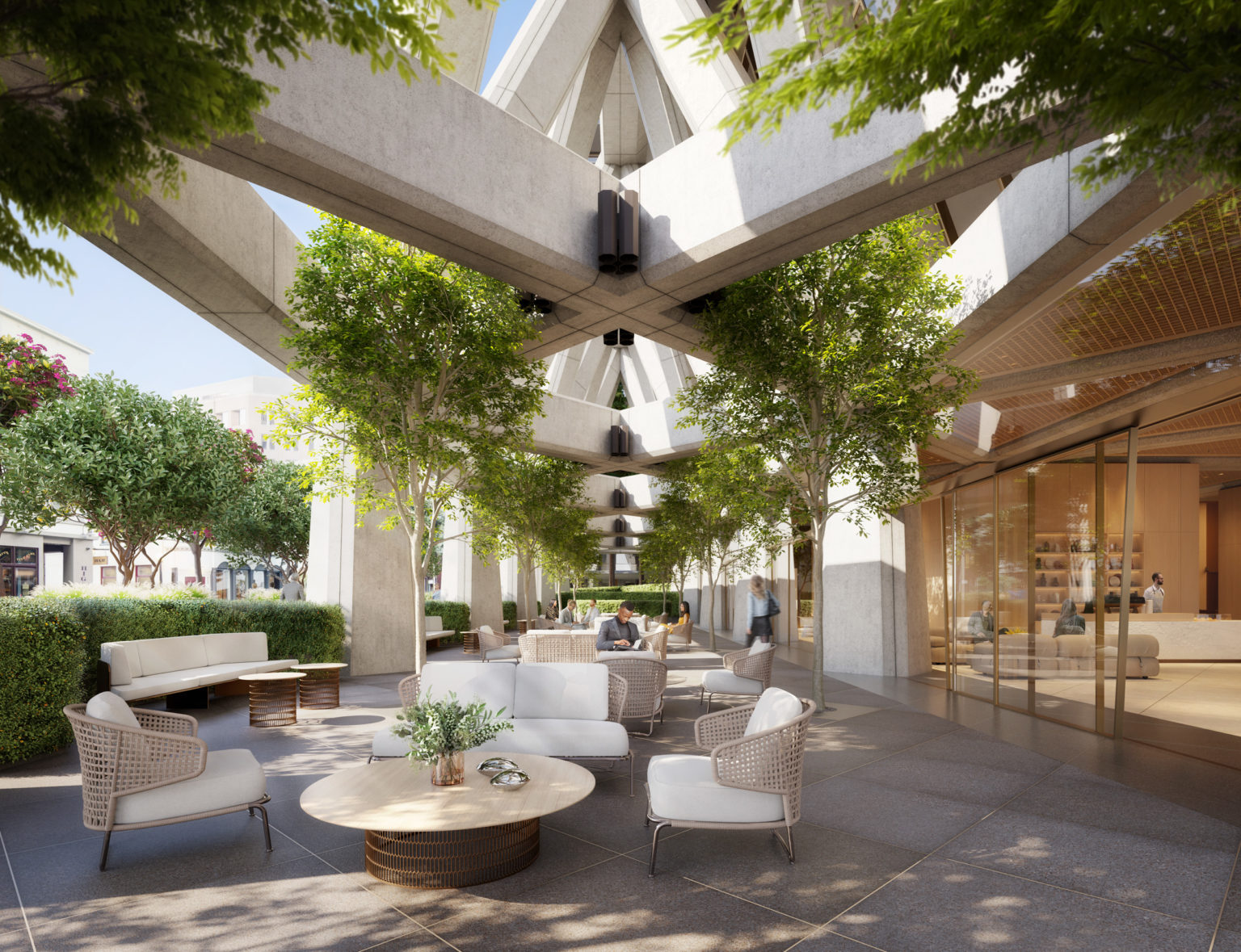 Transamerica-Pyramid-colonnade-Northwest