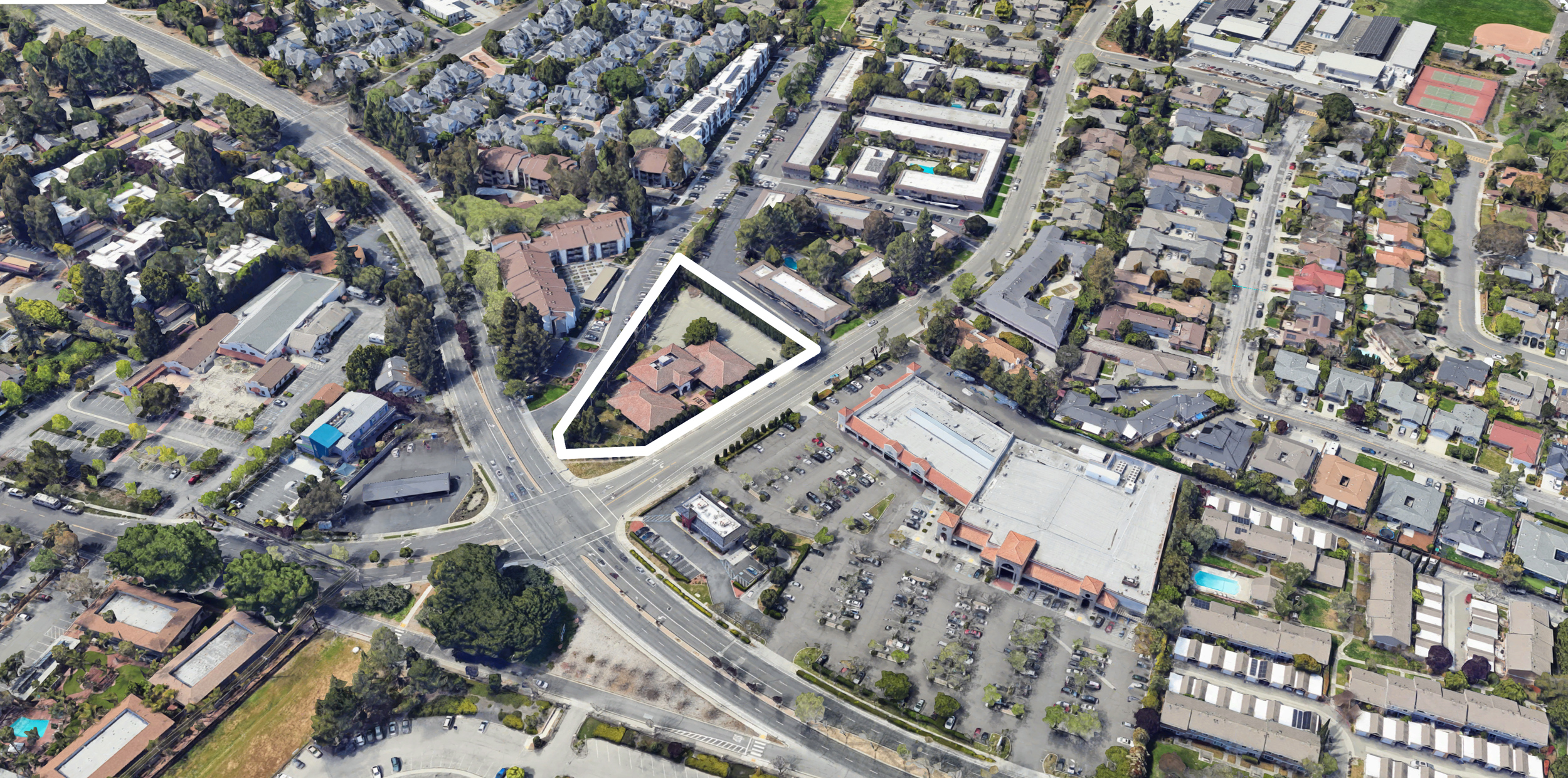 1265 Montecito Avenue, image via Google Satellite