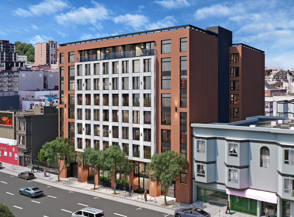 Permit Progress for 1462 Pine Street in Polk Gulch, San Francisco San