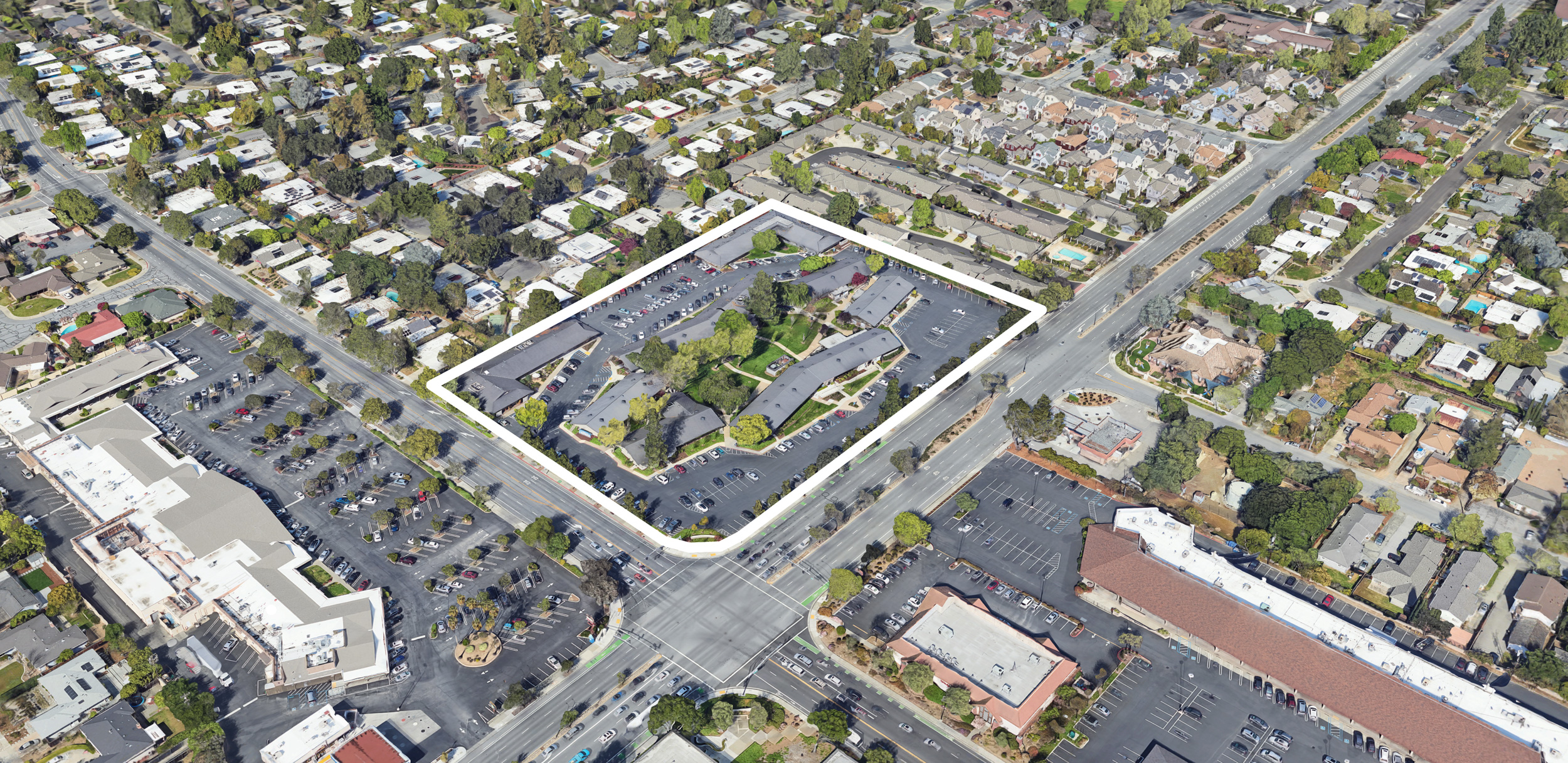 877 West Fremont Avenue, image via Google Satellite