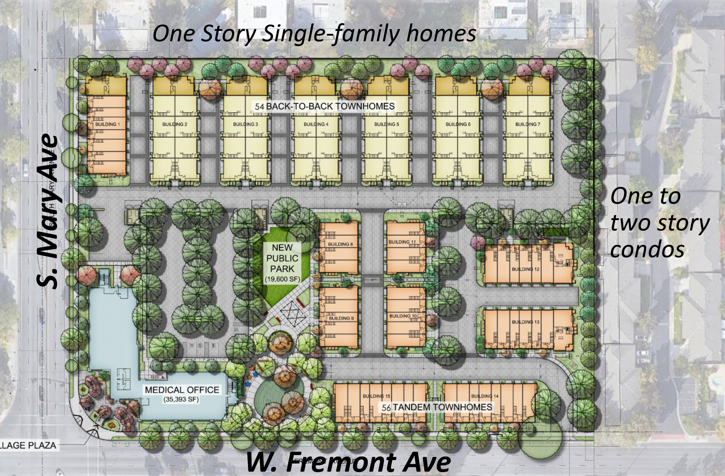 877 West Fremont Avenue site map